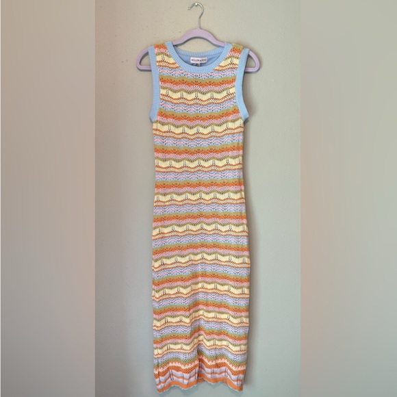 Willow & Wind Dresses & Skirts - Willow & Wind | Knitted Midi Dress | Medium | Spring multi-color